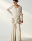 Tara Ivory Sharara Set