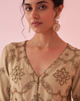 Gazal Green Sharara Set