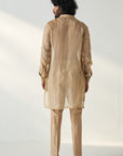 Omkar Gold Beige Co-ord Set