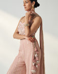 Osha Blush Pink Sharara Set