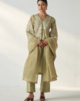 Roop Green Kurta Pant Set
