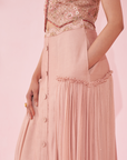 Gamya Blush Pink Lehenga Set