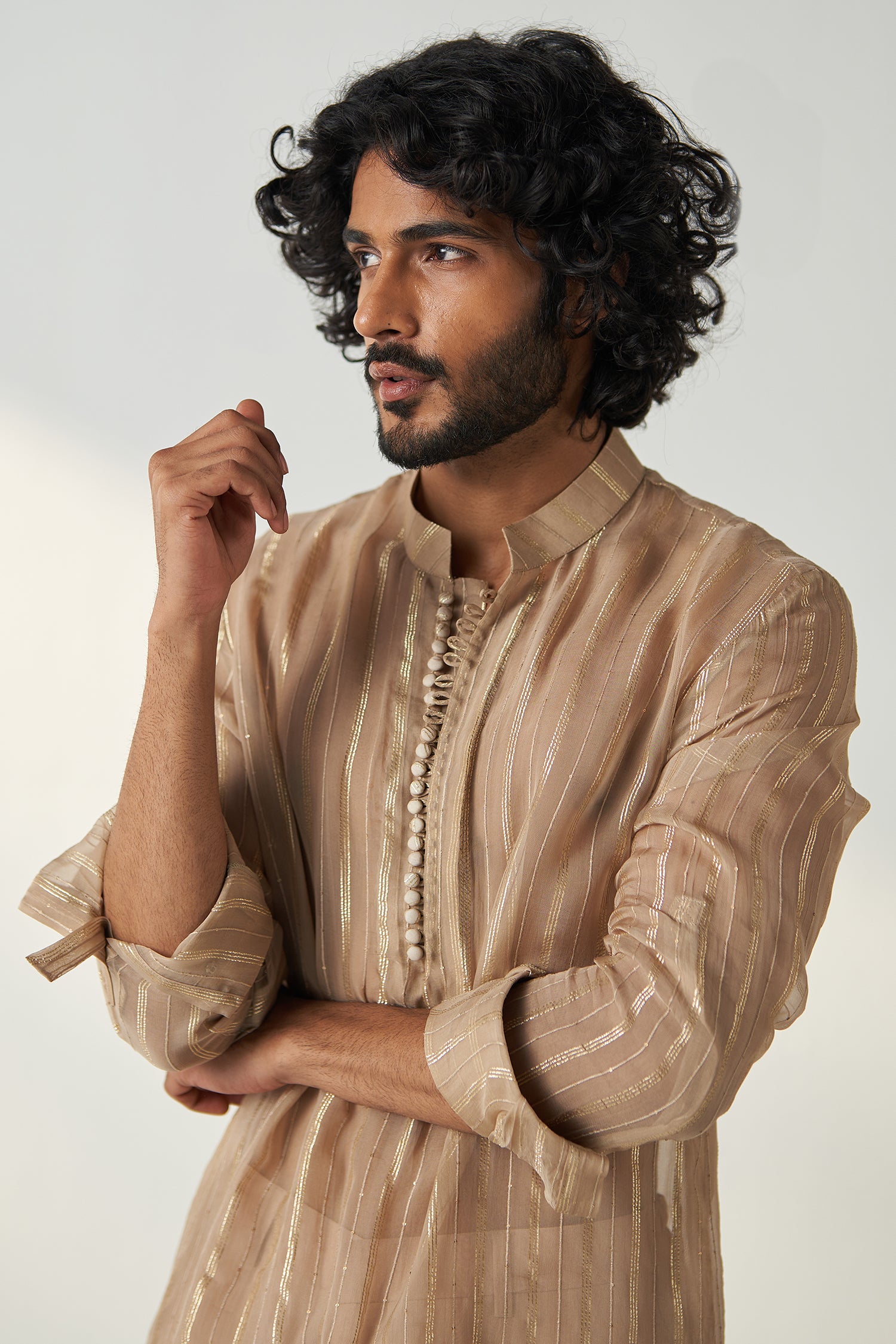 Omkar Fawn Co-ord Set