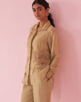 Gulmina Green Shirt Pant Set