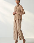 Padma Fawn Shirt Pant Set
