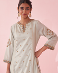 Geeta Ice Blue Kurta Set