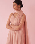 Gul Blush Pink Sharara Set