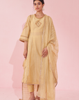 Gulzar Yellow Anarkali Set