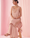 Geetika Blush Pink Sharara Set