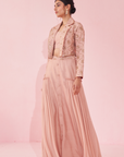 Gaarvi Blush Pink Lehenga Set