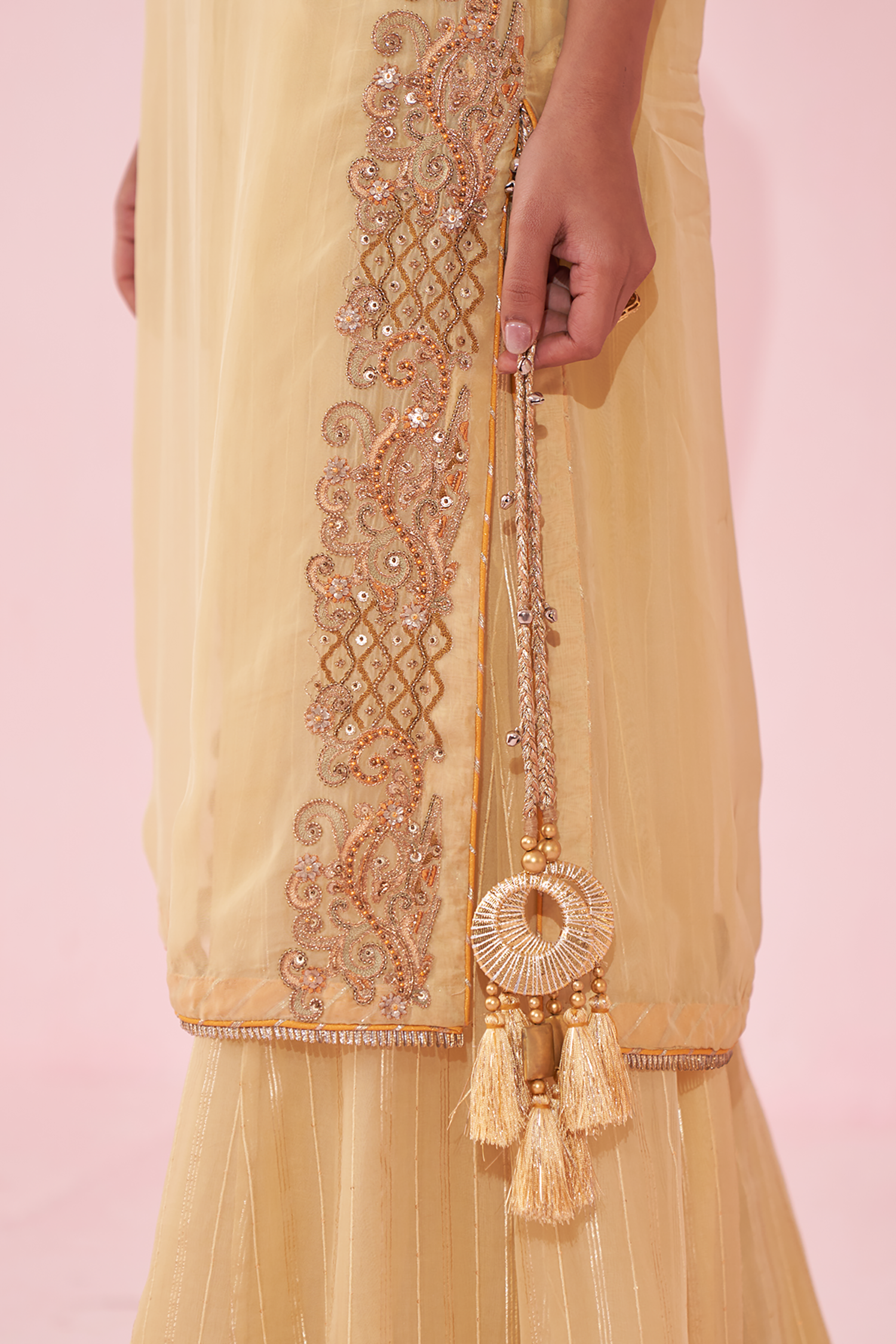 Geetika Yellow Sharara Set