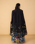 Denzel Trench, Larissa Corset Blouse and Zoya Lehenga Skirt