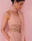 Gul Blush Pink Sharara Set