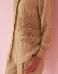 Gulmina Green Shirt Pant Set