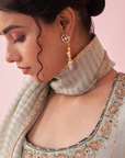 Gauri Ice Blue Anarkali Set