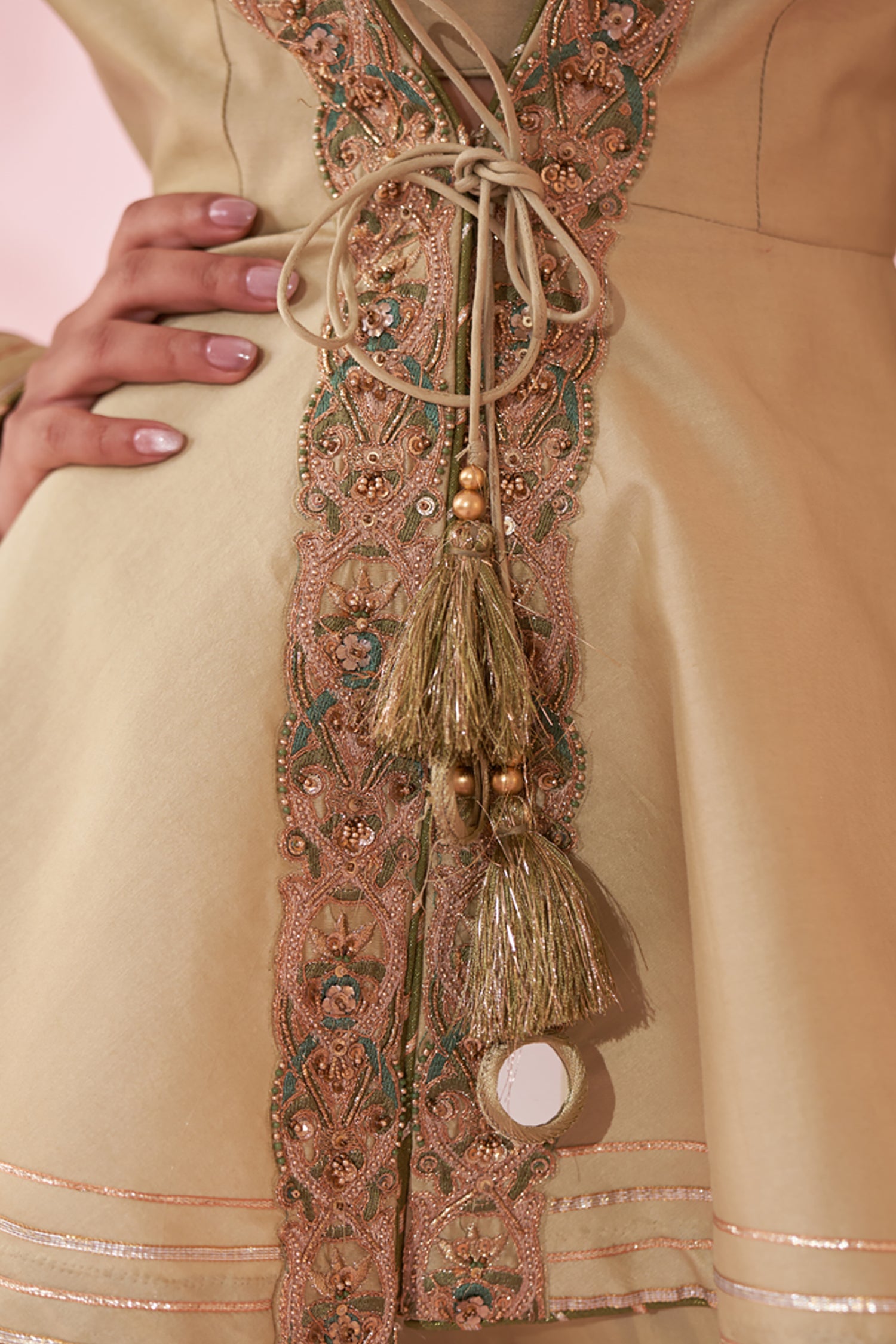 Gungun Green Sharara Set