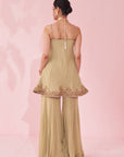 Genda Green Sharara Set
