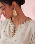 Geeta Ice Blue Kurta Set