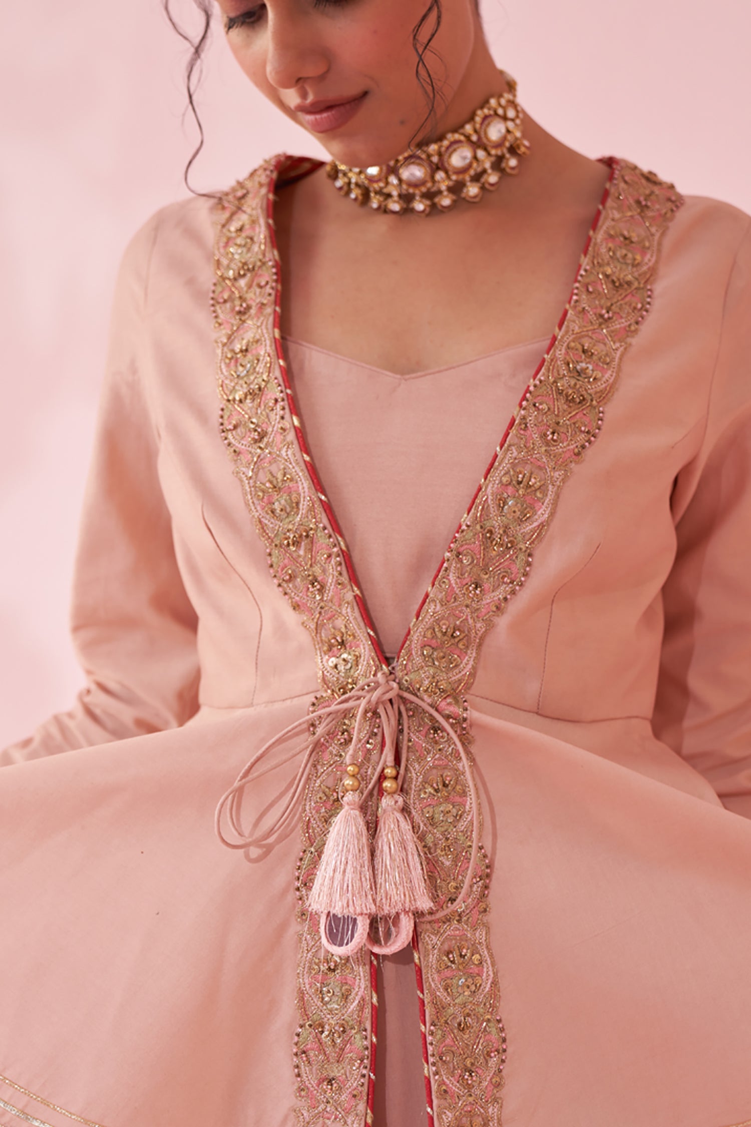 Gungun Blush Pink Sharara Set
