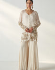 Tara Ivory Sharara Set