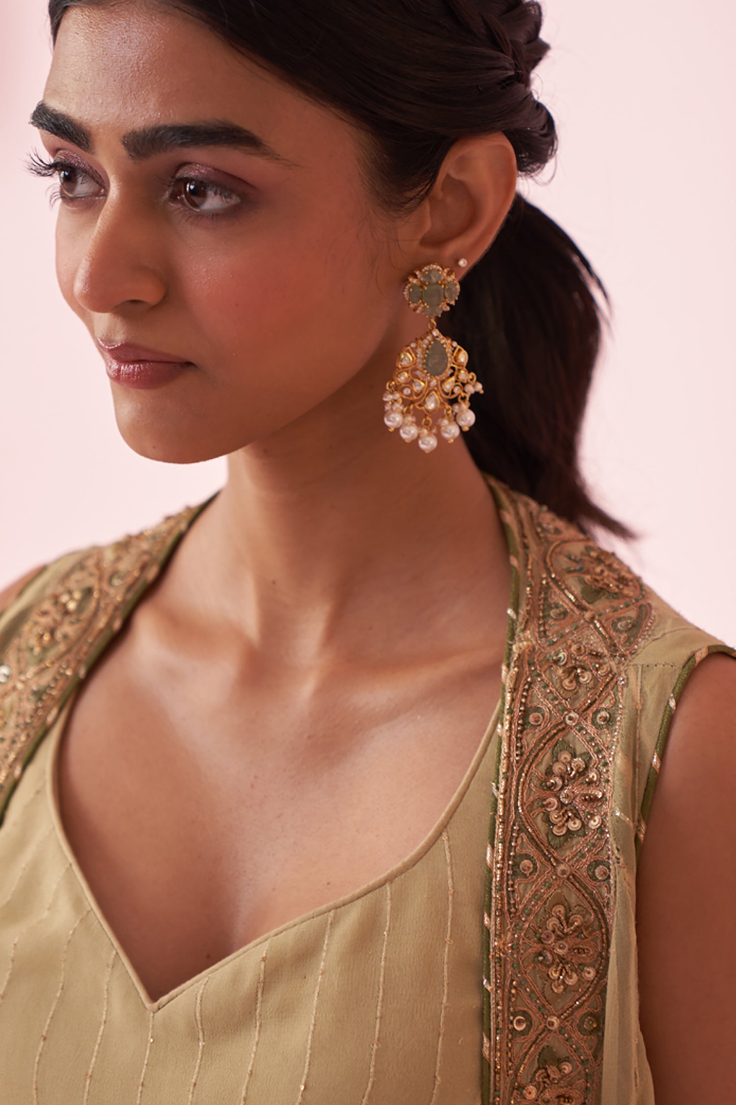 Ghuneha Green Sharara Set