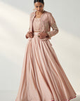 Radha Blush Pink Jacket Lehenga Set