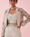 Garima Ice Blue Sharara Set