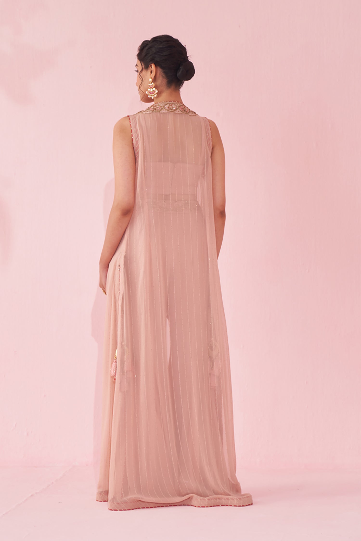 Gurnoor Ice Blue Sharara Set