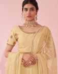 Gulkand Yellow Lehenga Set