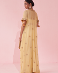 Guldana Yellow Cape Set