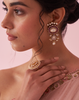 Gulbano Blush Pink Sharara Set