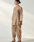Pihu Fawn Tulip Pant Set