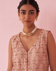 Ghaziya Blush Pink Sharara Set