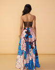 Starla Corset Blouse, Sachi Lehenga Skirt and Scallop Dupatta