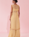 Geetika Yellow Sharara Set