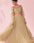 Gulkand Green Lehenga Set