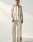 Vani Ivory Shirt Pant Set