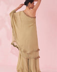 Gulbano Green Sharara Set