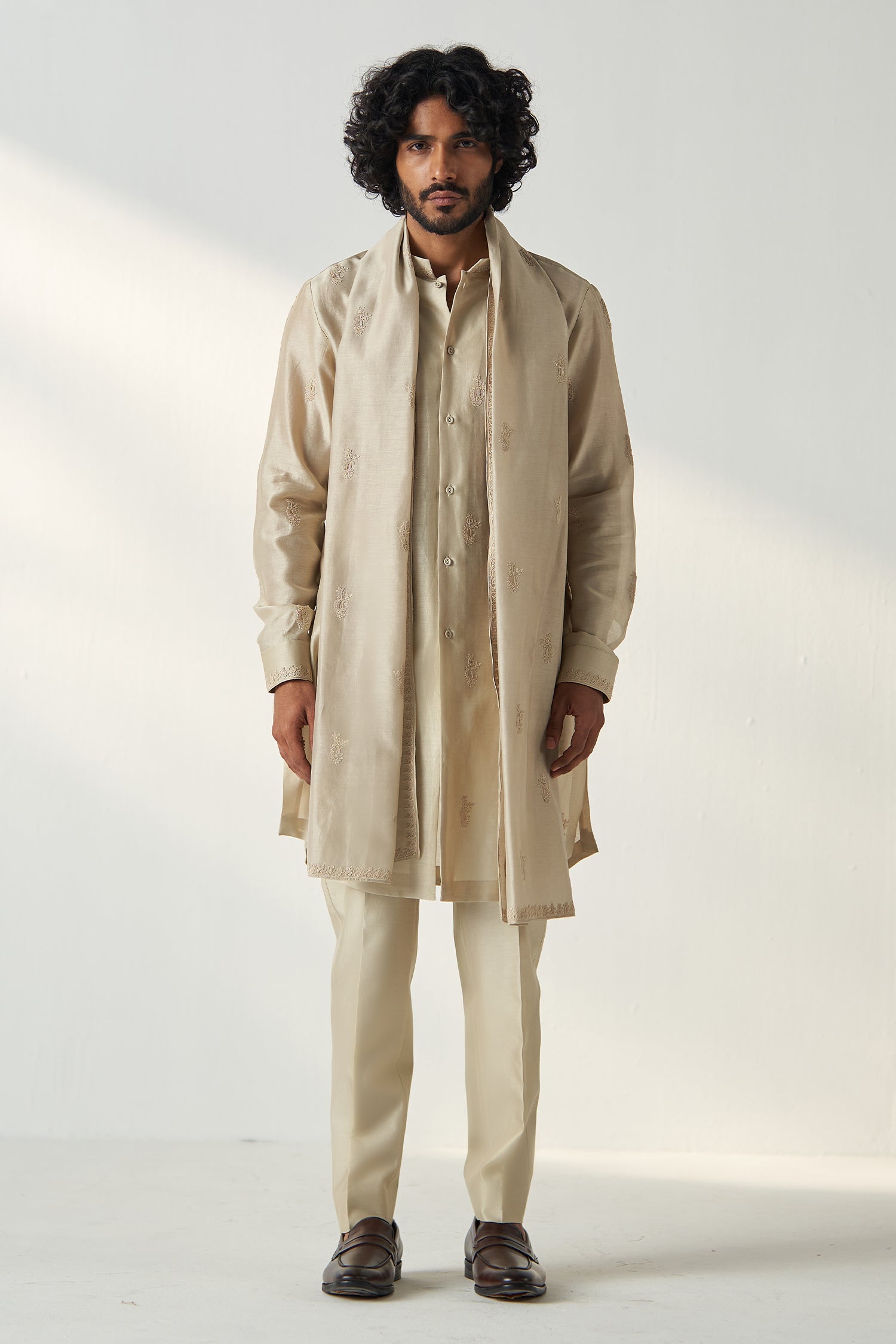 Aryan Kurta Pant Stole Set