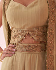 Ghuneha Green Sharara Set