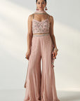 Osha Blush Pink Sharara Set