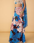 Malaika Bustier, Sachi Lehenga Skirt and Scallop Dupatta