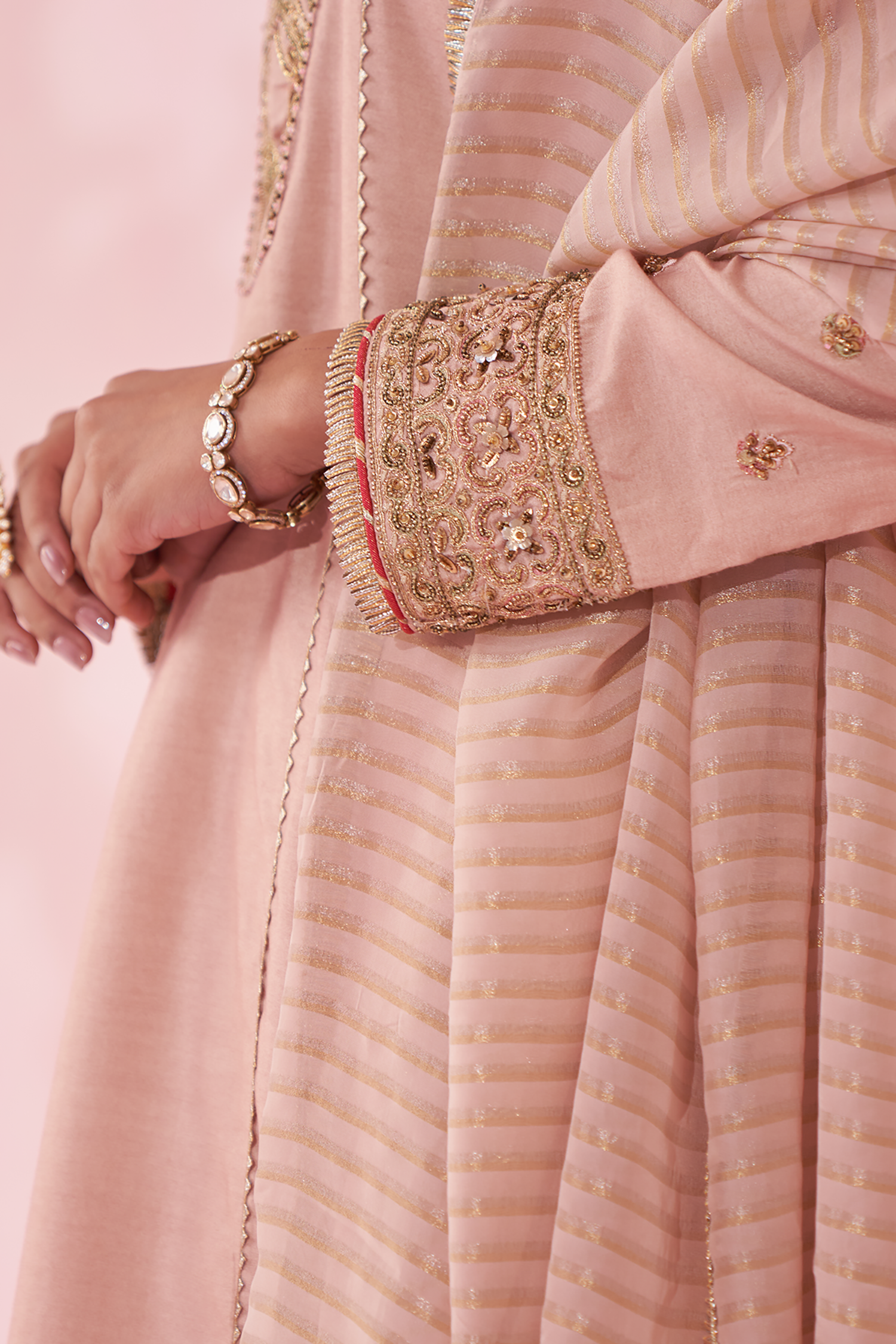 Gulnar Blush Pink Kurta Set