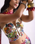 Hoxton Blouse, Scallop Dupatta and Magnolia Lehenga