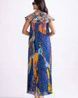 Floral Cape, Sass Bustier and Sass Skirt