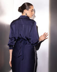 Navy Versatile Pinpoint Co Ord Set