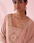 Gulnar Blush Pink Kurta Set