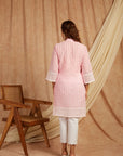 Pink Self Adorned Co-Ord Set Set Of 2
