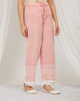 Strawberry Thread Embroidered Cotton Co-Ord Set Of 2