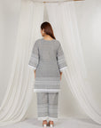 Jamun Thread Embroidered Cotton Co-Ord Set Of 2